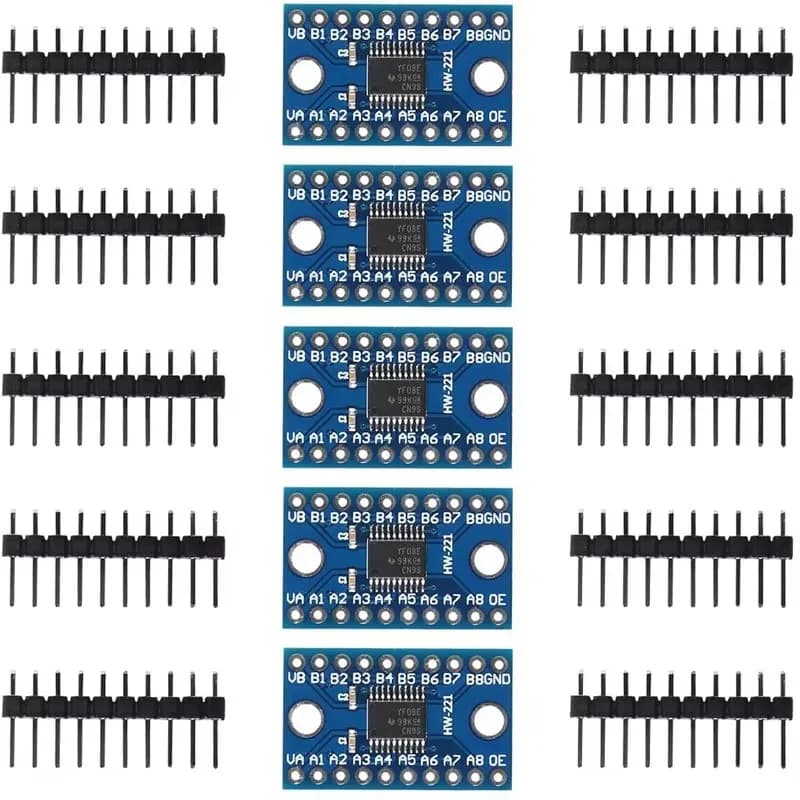 5 pcs TXS0108E Logical Level Converter to 8 Bidirectional High Speed Bidirectional Full Duplex Shifter 3.3 V 5 V for Arduino Raspberry Pi