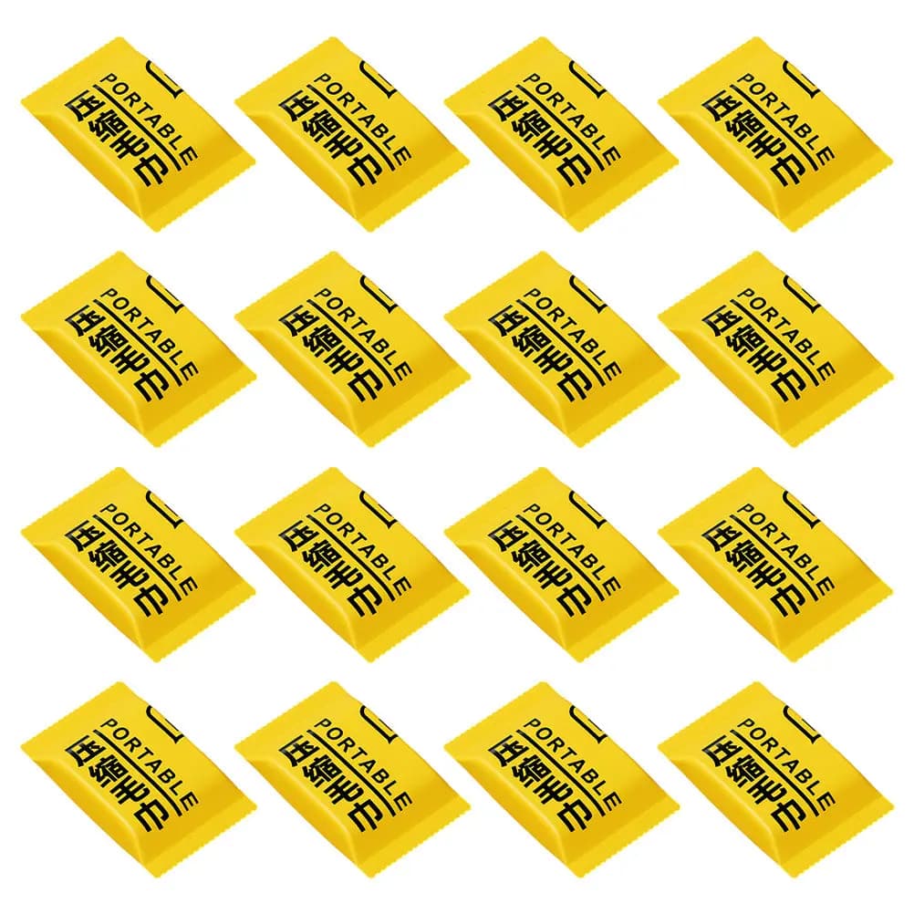 16Pcs Compressed Towels Disposable Towel Tablets Travel Face Washcloths Compact Portable Outdoor Daily Use Compressed Towel
