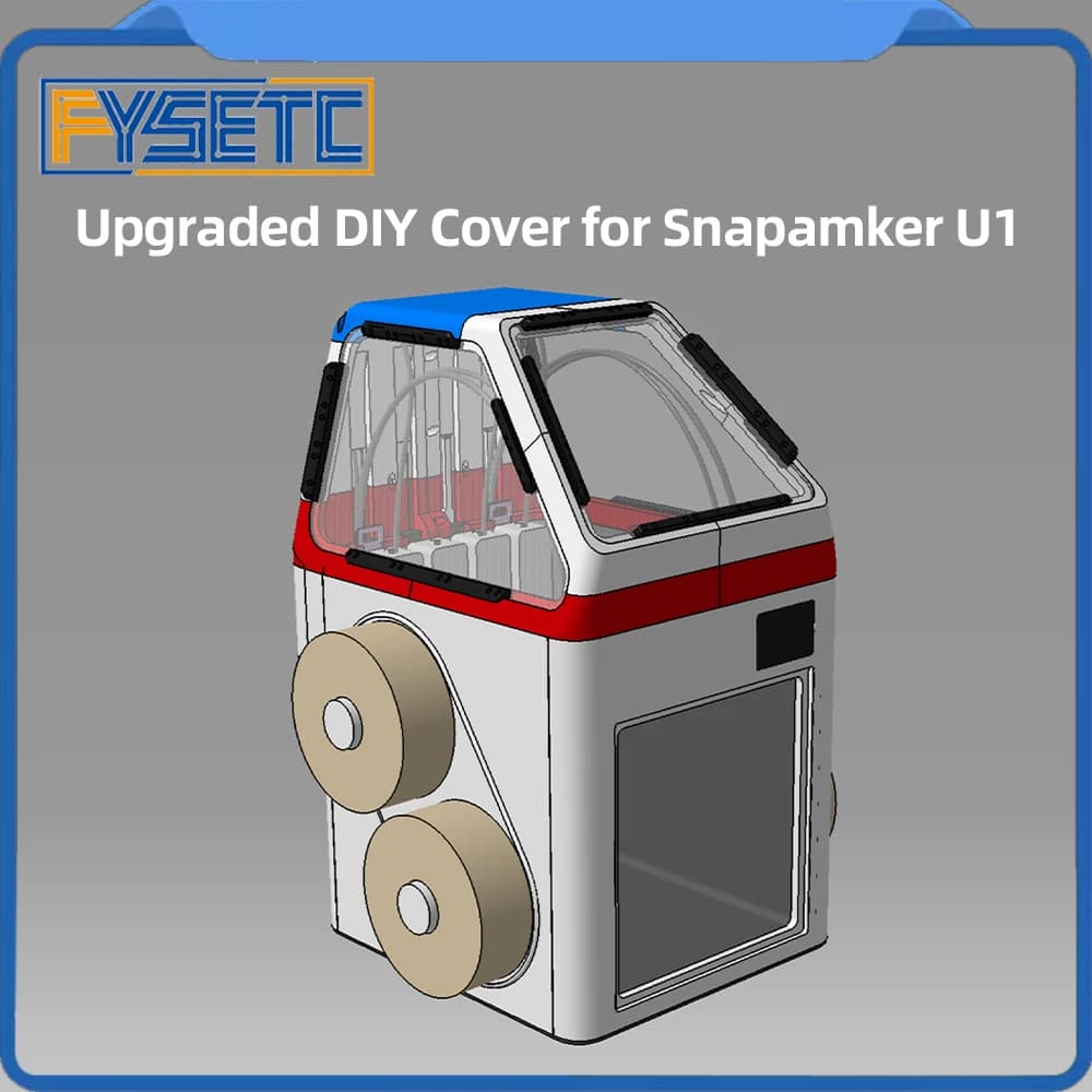 Copertura Termica e Antipolvere per Stampante 3D Snapmaker U1, Parti Aggiornate per Snapmaker U1