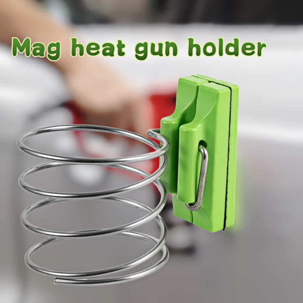 Staffa di supporto magnetica per pistola termica Adesivi in vinile per auto Display LCD Magnete per pistola ad aria calda Ferro sul supporto dell'anello Kit di dettagli per auto
