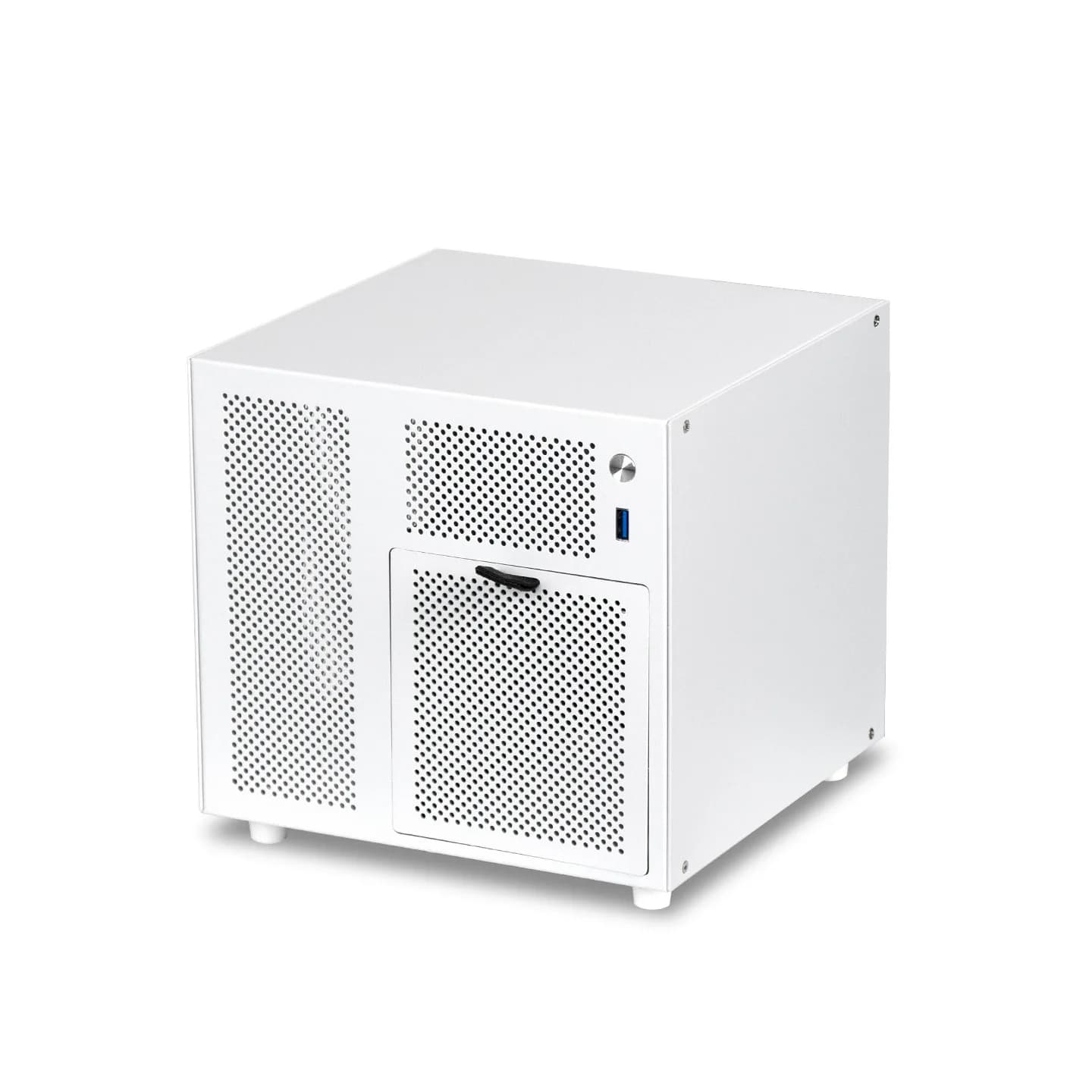 4 Bay Mini-ITX NAS Case Support ITX Board Home Storage Server Small Chassis