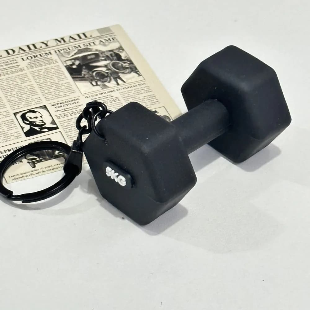 Portachiavi con Mini Pesi da Palestra, Bicchieri d'Acqua, Kettlebell e Manubri Simulati, Ciondolo Creativo per Borsa Serie Fitness