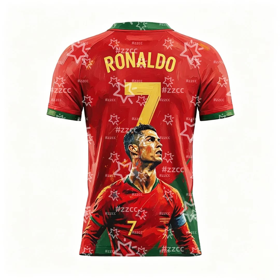 Maglia da Calcio Ronaldo N.7 2026, Kit da Partita e Allenamento, Regalo per Tifosi, T-Shirt Sportiva Estiva da Uomo, Abbigliamento per Bambini, Maglietta Y2k da Donna