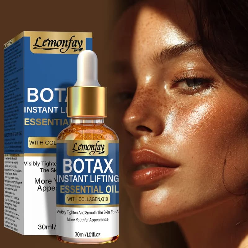Essential Oil Lifting Effect Instant Lemonfay BOTAX | With Collagen and Q10 | Rassoda and smooth the skin for a young look 30ml