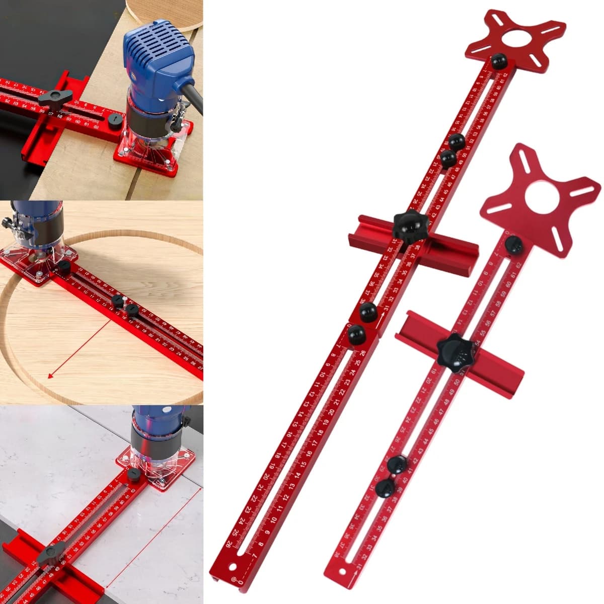 Aluminum Alloy Milling Machine, Extensible 3 in 1, for Circular Cutting and Scanning Milling, Circular Ausiliary Tools