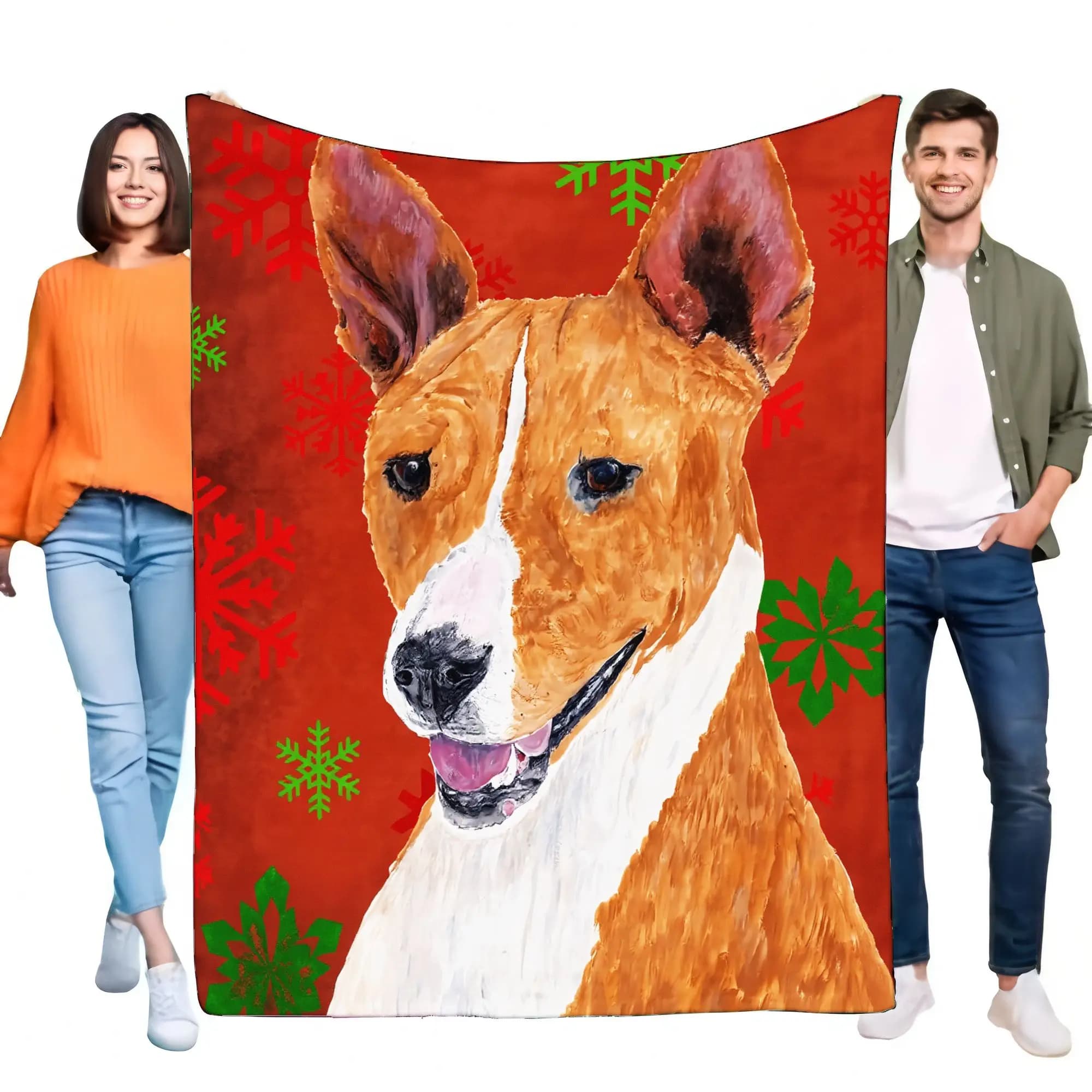 Accogliente coperta per cani Basenji, morbida coperta per la casa e il divano, regalo decorativo caldo per gli amanti degli animali domestici, leggera ed elegante, perfetta per Al