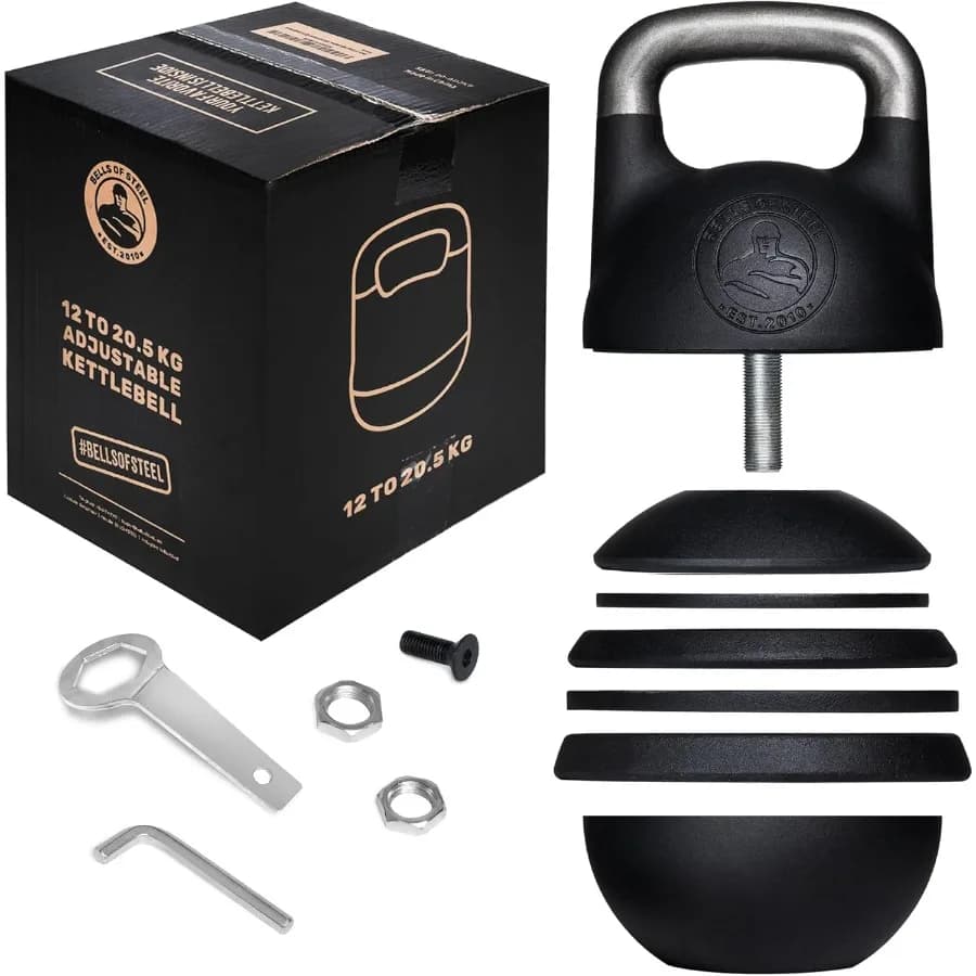 Kettlebell Set Adjustable [] Kettle Bell Weight Set Stainless steel shell loaded internally for body workouts Competition Standard 3