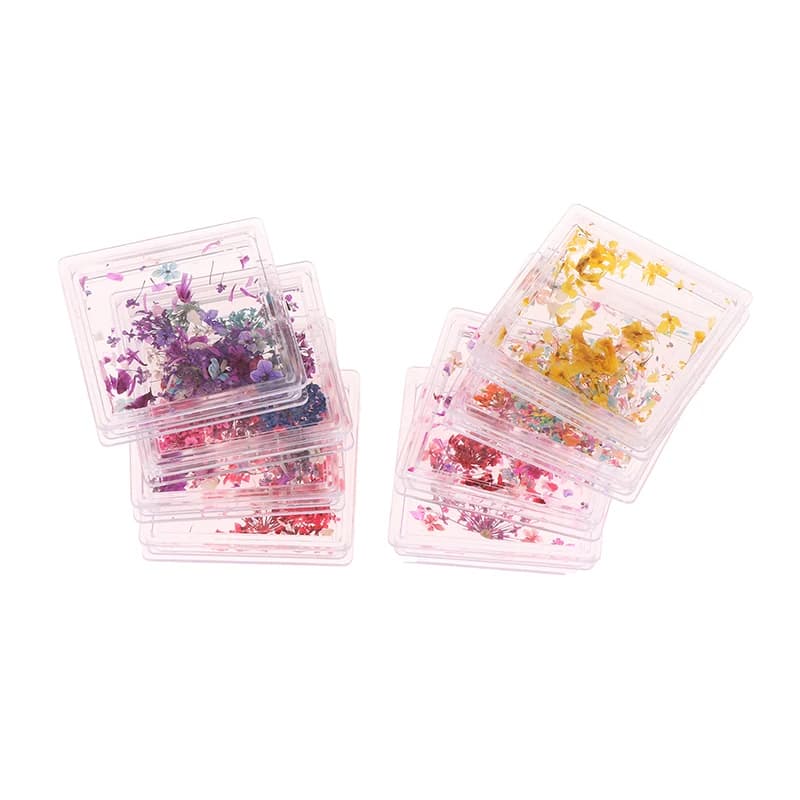 1PC Delicate 3D Dried Flower Nail Charms Art Stickers Nail Art Beauty Box Nail Art Flower Decoration For Charms Accessories