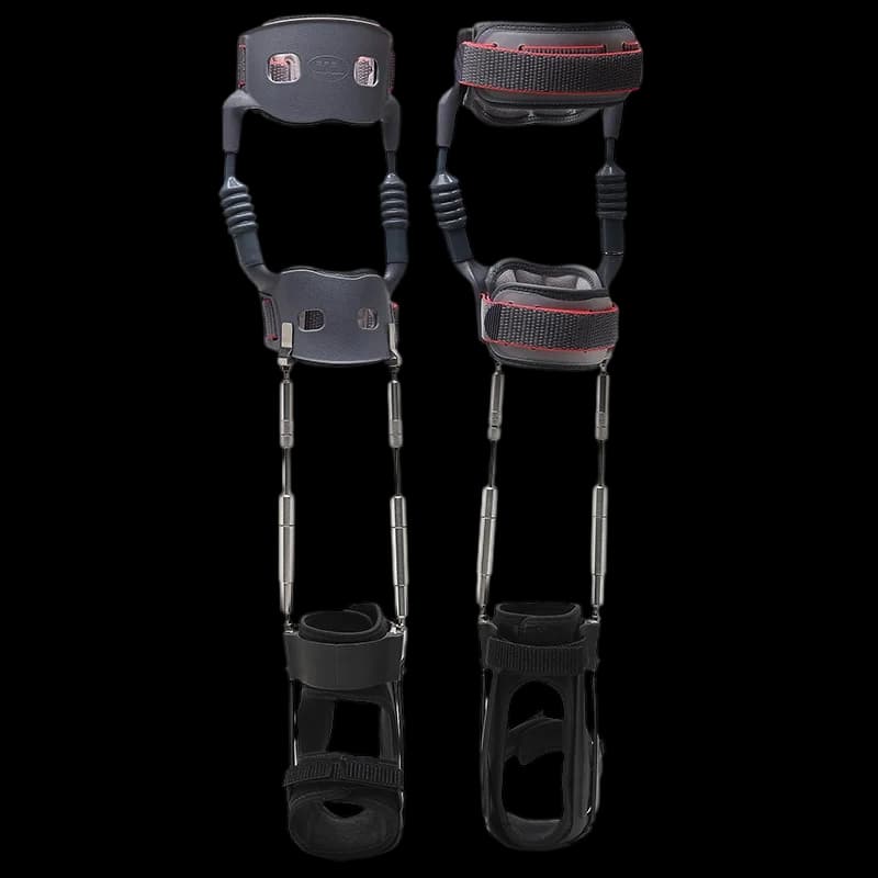 Le gambe aiutano ai vitelli degli anziani, la fissazione del ginocchio, le bretelle regolabili, la corsa, l'esoscheletro di alpinismo