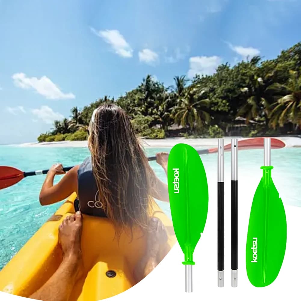 Pagaia per kayak galleggiante regolabile a due vie da 4 pezzi Pagaia per paddle stand up in lega di alluminio per kayak in canoa