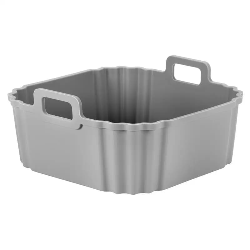 Silicone Air Fryer Liners Pot Square Airfryer Basket Plate Cooking Gadgets Reusable Non-stick Pizza Pan Oven Kitchen Accessories