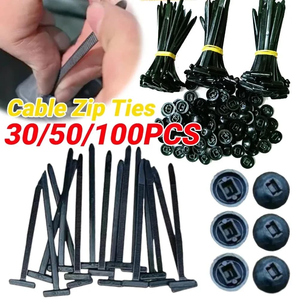 Fascette per cavi in nylon da 50/100 pezzi Fascette per cavi autobloccanti resistenti Fascette per cavi universali Fibbia per uso interno ed esterno