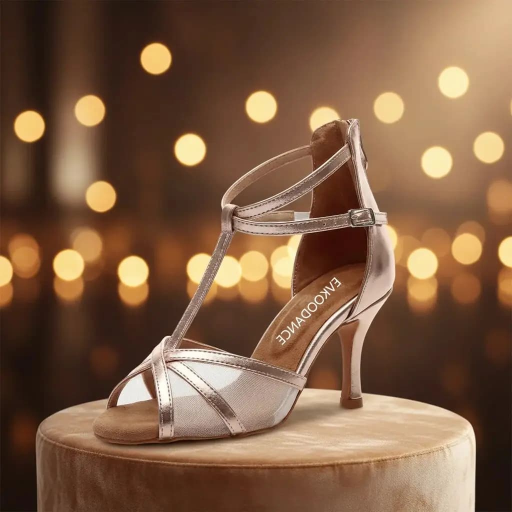 Scarpe da Ballo da Donna 10cm Oro PU, Scarpe da Salsa Latino Sexy, Scarpe da Ballo da Sala, Sneaker da Ballo per Ragazze, Scarpe da Festa