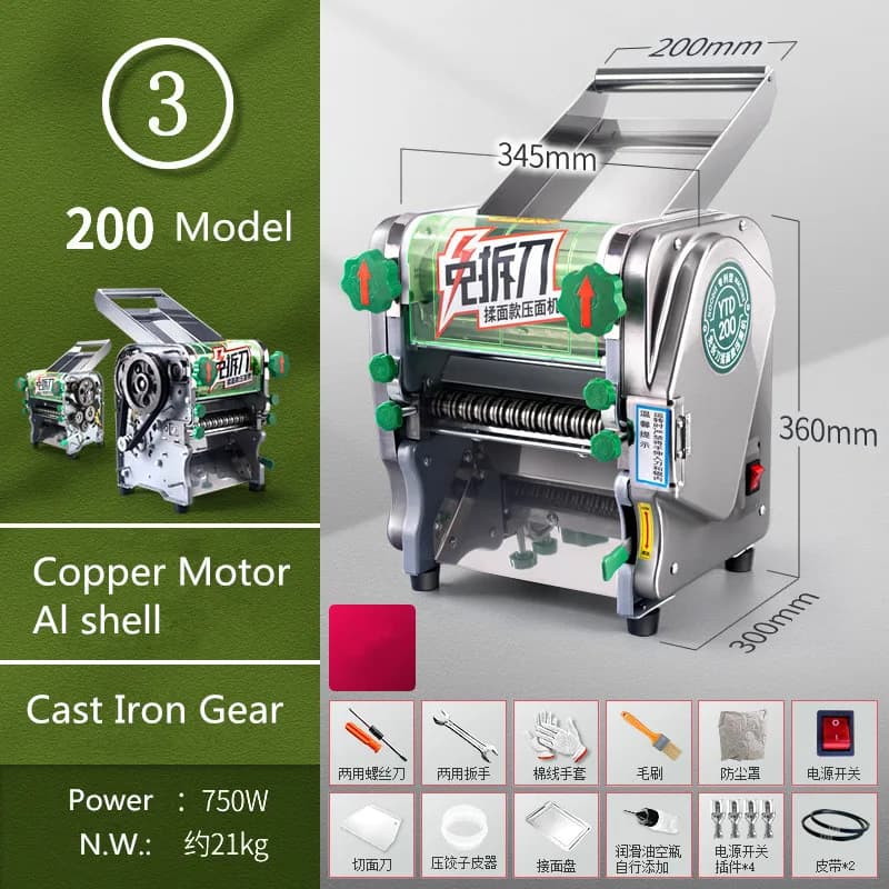 Macchina per pressare la pasta elettrica commerciale Macchina per pasta automatica