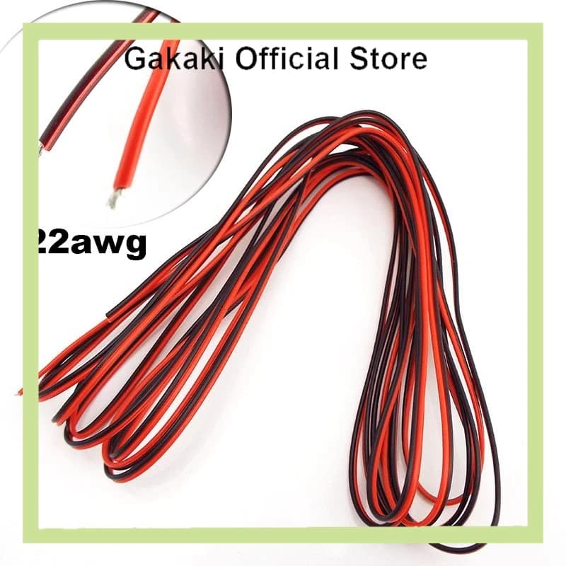 Cavo cablato in PVC isolato in rame stagnato a 2 pin 22 awg Estensione elettrica Collegamento fai-da-te per illuminazione a strisce LED