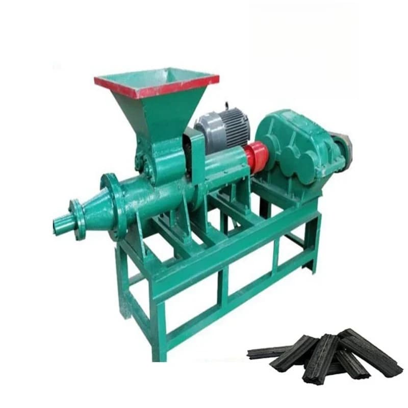 High Efficiency Carbon Rods Stick Compact Hard Wood Biomass Charcoal Stick Making Machine