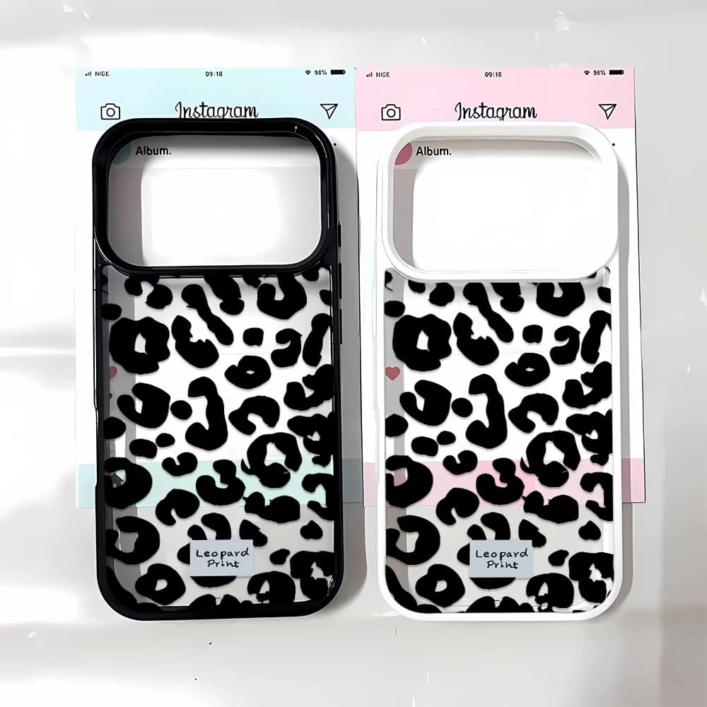 Wild Pattern Black Phone Case Classic Slim Flexible Fits Art iPhone Soft 11 Top 13 16 Plus Air Max New 12 Pro 14 15 Best 17