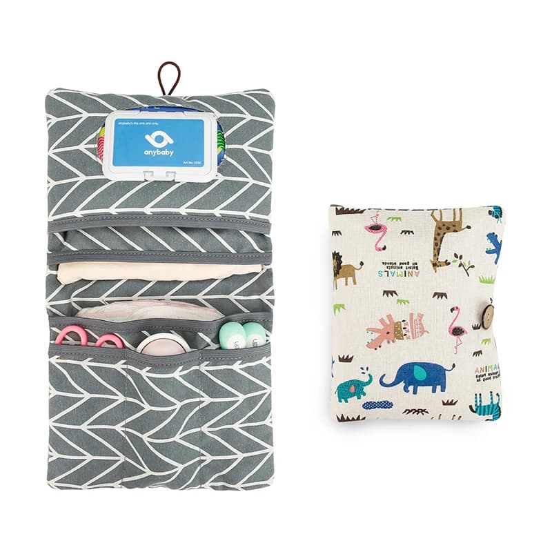 Portatile Baby Wet Wipe Pouch Travel Wet Wipes Dispenser Holder sacchetto per pannolini salviette umidificate borsa contenitore Organizer riutilizzabile Baby Wipe