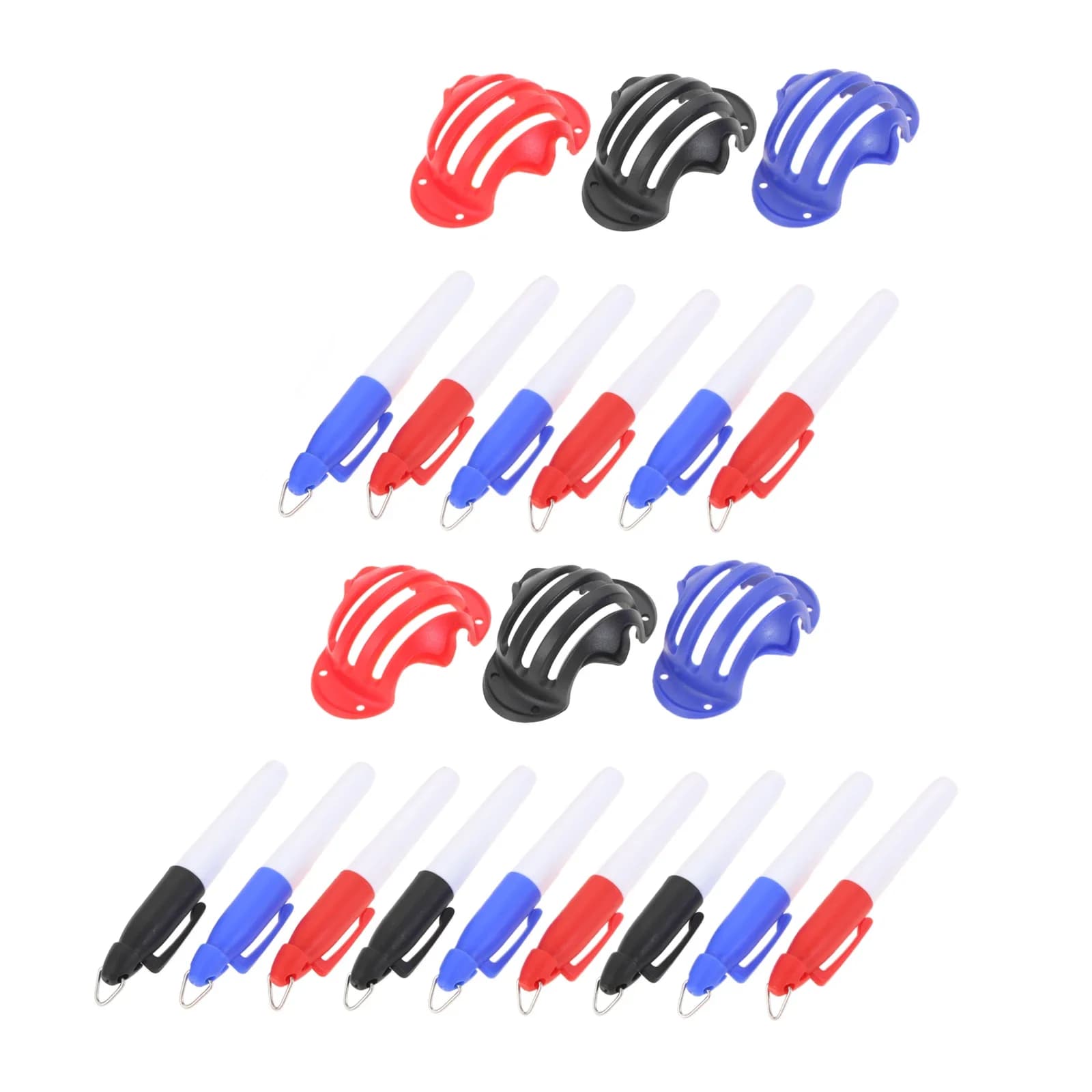 1 set di palline da golf Liner Clip Marker Pen Allineamento Segni di identificazione Strumento Putting Swing Golf Practice Training Aids Accessori