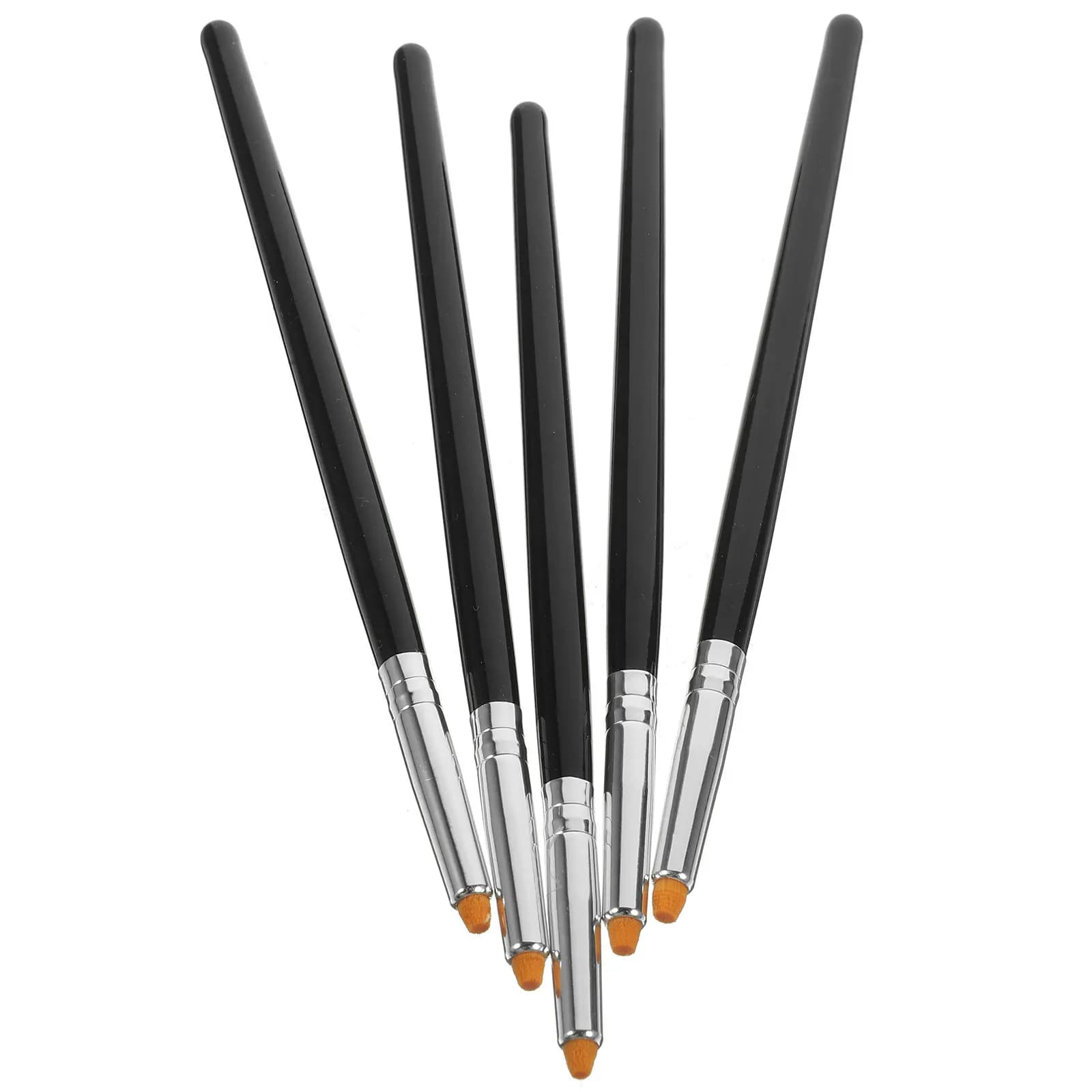 Set of 5 Wood Fiber Eyelash Brushes, Eyelash Lifting Tool, Balm and Colla Brush, Compact and Light Brush for Lamination Eyelash