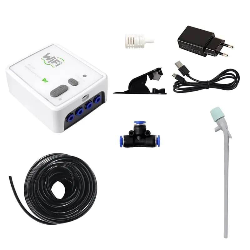 Automatic Irrigation System Smart WIFI L60A Double Pump with Remote Control from Smartphone for Balcony, Garden and Plants in Vase - Spina EU