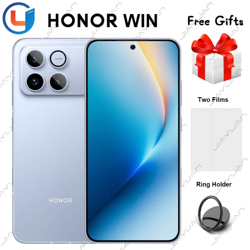 Nuovo Arrivo Originale HONOR WIN 5G Mobile Phoone 6.83 "AMOLED 185Hz Display Snapdragon 8 Elite Gen 5 Batteria 10000mAh Smartphone