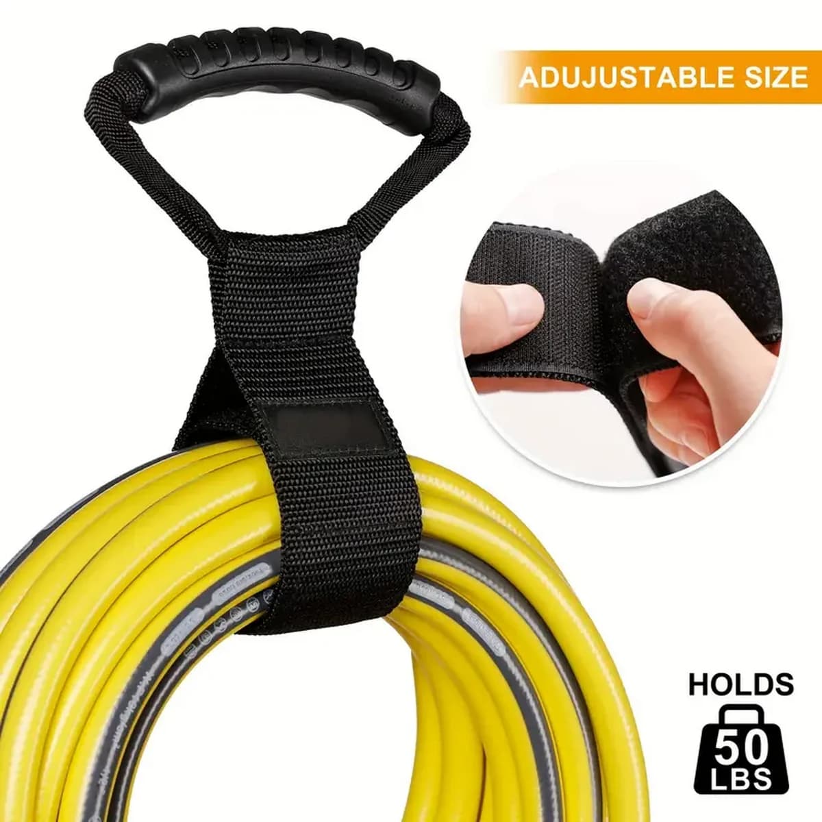 Cinghia di fissaggio portatile per carichi pesanti, maniglie in Velcro con retro adesivo, cinghia resistente, cinghia per l'organizzazione dei cavi