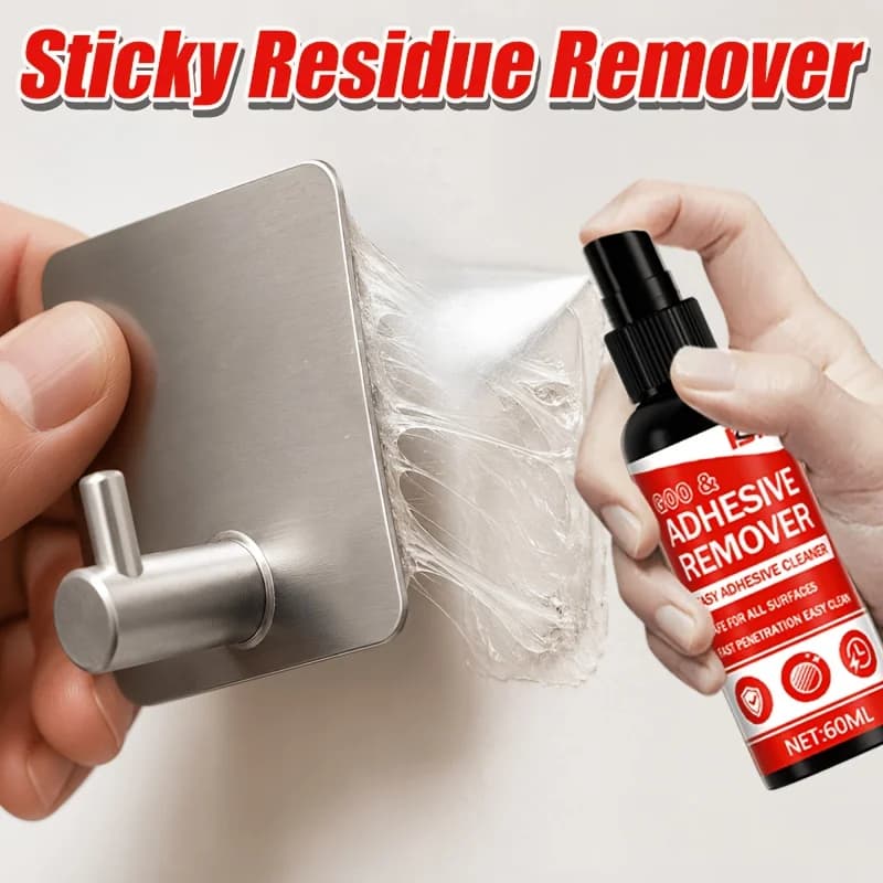 KJM Glue Remover Spray For Wall Hooks Double Sided Tape Car Decals Advertising Stickers Fast Adhesive Residue Cleaner