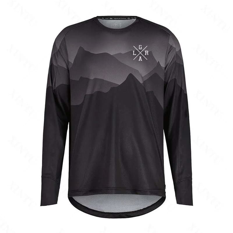 MTB BMX mountain bike Lens T-shirt long sleeve downhill mesh from loose pilot MX endurance racing clothing