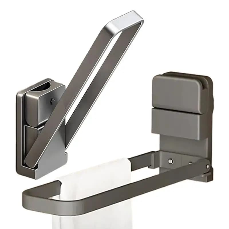 Portasciugamani con ventosa sottovuoto 2 pezzi Porta asciugamani con aspirazione sottovuoto Portaoggetti rimovibile per bagno Appendiabiti per cucina