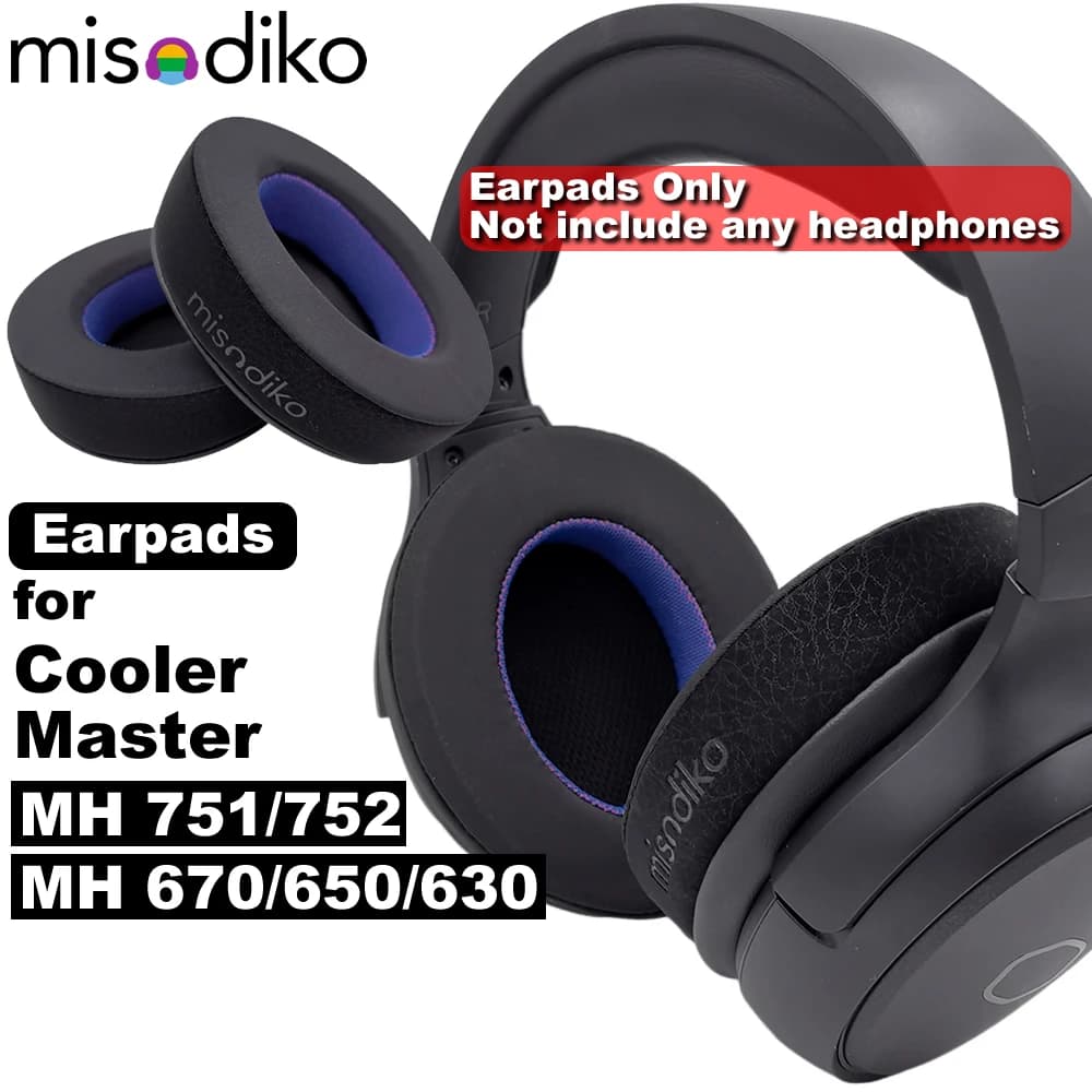 Replacement of updated misodiko ear pads for Cooler Master MH670 / MH751 / MH752
