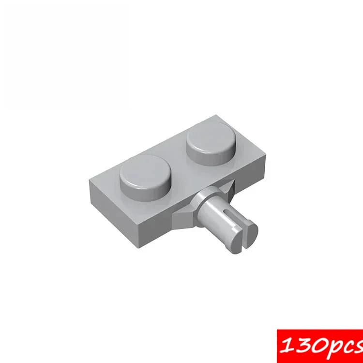 130 Pezzi Kit di Costruzione High-Tech 21445, Mattoncini Modificati 1x2, Parti Sostituibili, Giocattolo per Bambini