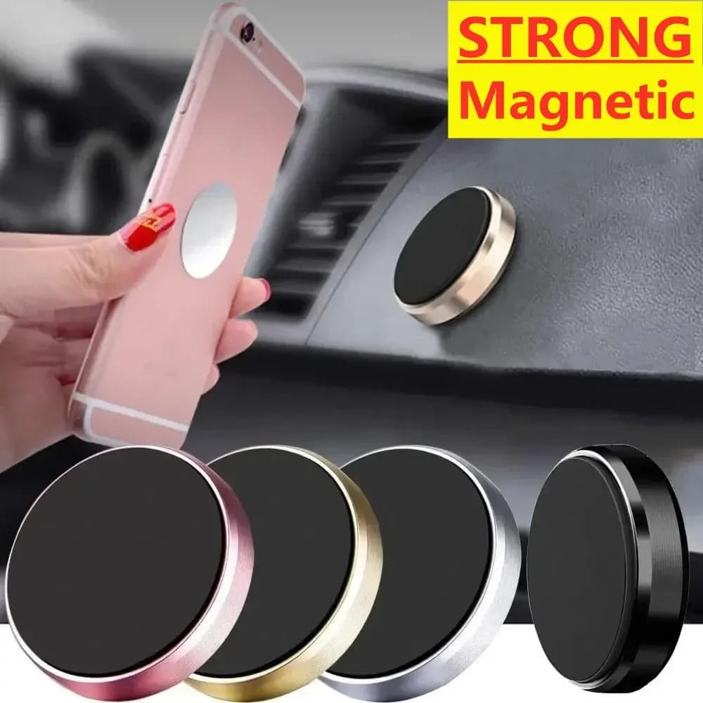 Supporto magnetico per telefono da auto Supporto magnetico universale per montaggio su parete del cruscotto dell'auto per iPhone Samsung Xiaomi Huawei