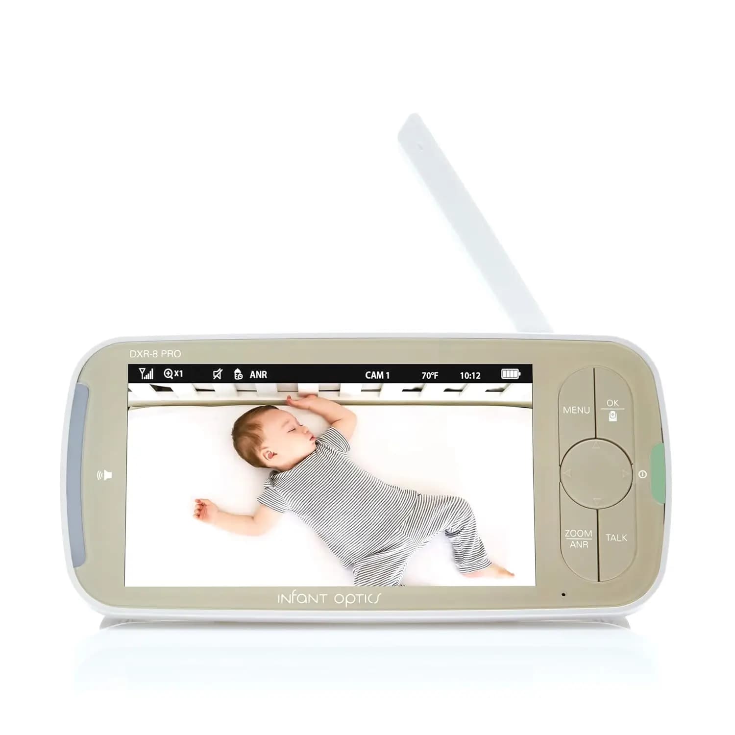 Monitor per Bambini Portatile con Visione Notturna Chiara, Batteria Non Inclusa, Ideale per la Sicurezza della Cameretta