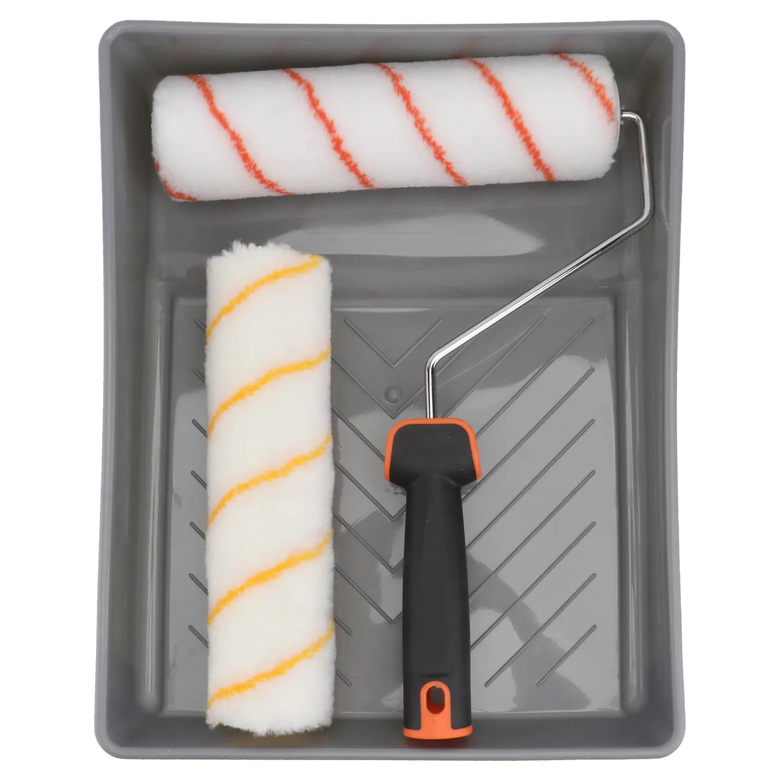 1Set Professional Wall Painting Roller Kit High Density Foam Roller for Even Color Coverage Smooth Finish Home Interior Exterior