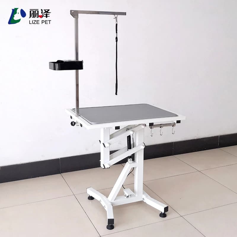 AIROW Pet Grooming Table for Small Pneumatic Lifting Cat Grooming Table for Pet Cats Small Dog Beauty Table