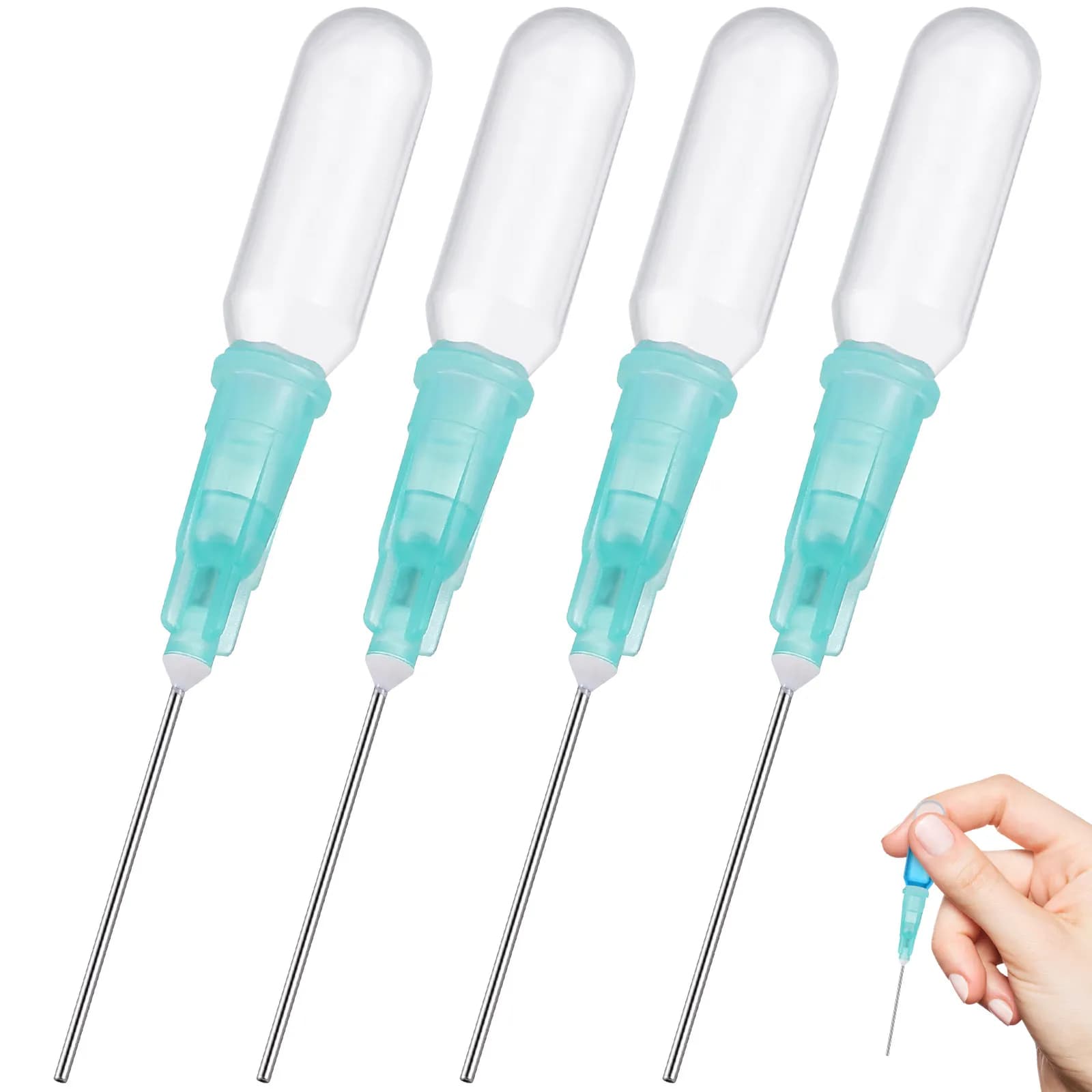 Set di 4 Contagocce per Oli Essenziali e Profumi, Dispenser Liquidi da 0,2ml, Pipette per Fai-da-Te, Strumento di Precisione per Aromaterapia