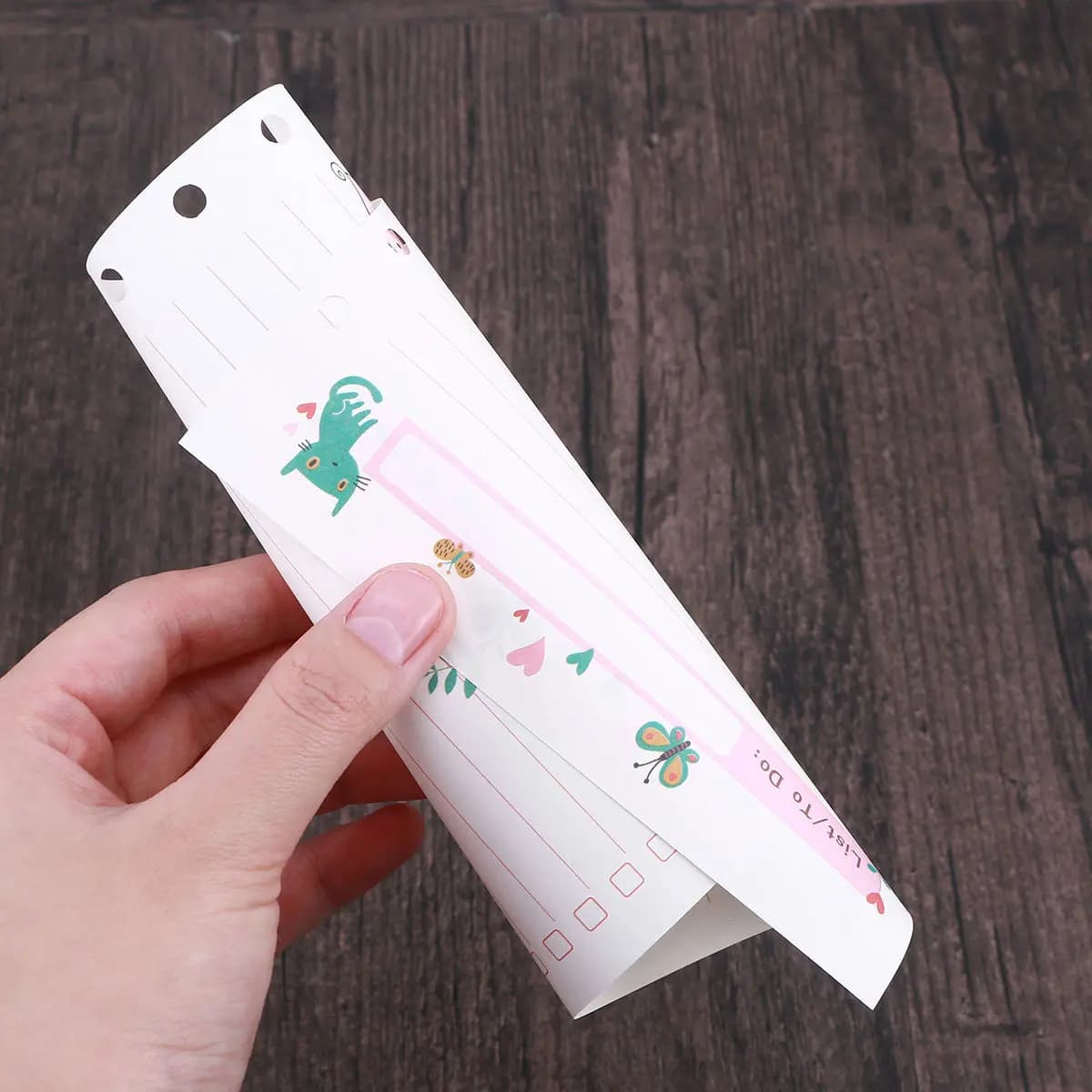 2Pcs A5 Paper Refills 6 Holes Colorful Loose Leaf Planner Notepad Smooth Surface Perfect for Writing Drawing Spiral Notebook