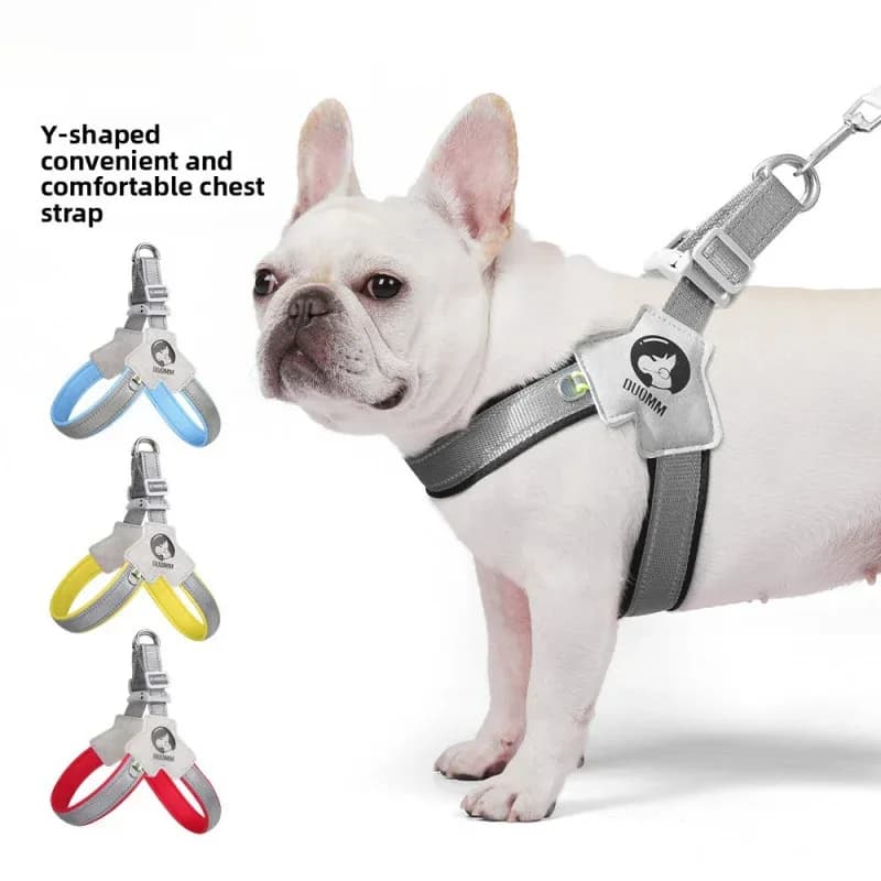 Pettorina per Cani a Forma di Y - Gilet Riflettente in Rete Traspirante con Cinghie Imbottite, per Viaggi Sicuri e Confortevoli (Vendita all'Ingrosso)