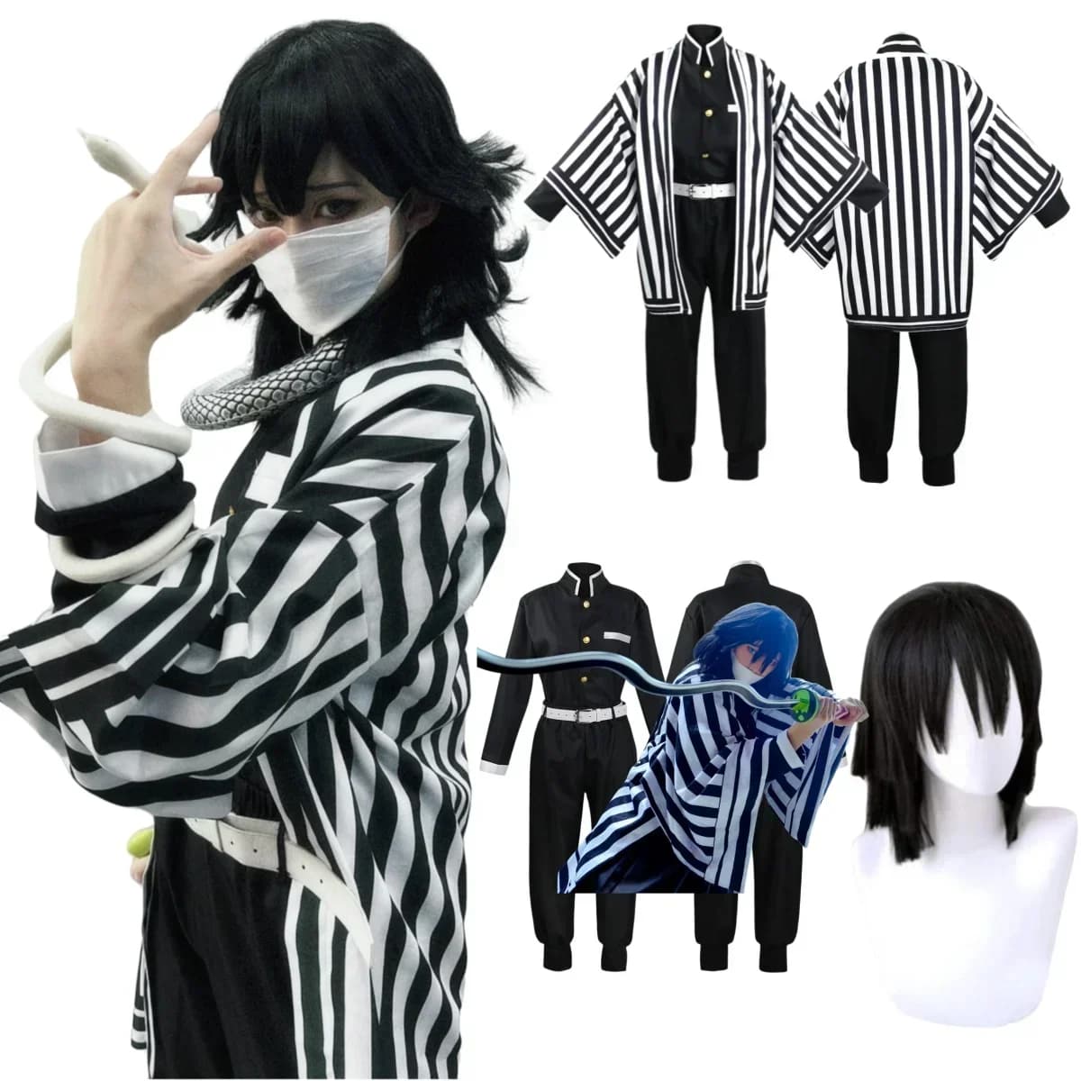 Costume Cosplay 2026Moordenaar Nezuko Kamado, Kimono Uniforme per Halloween