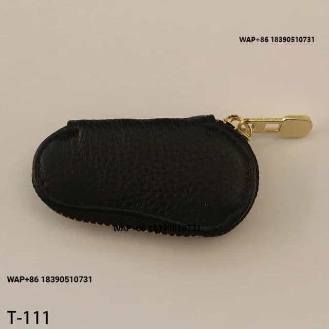 Portachiavi in Pelle Ecologica Personalizzato, Organizzatore per Chiavi Auto, Borsa Portafoglio