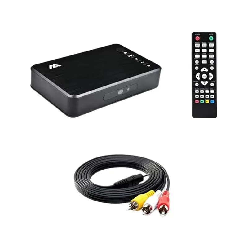 DT23 Mini Full HD 1080P Media Player USB External HDD Multimedia Player VGA AV Support for SD U Disk MKV RMVB EU Plug