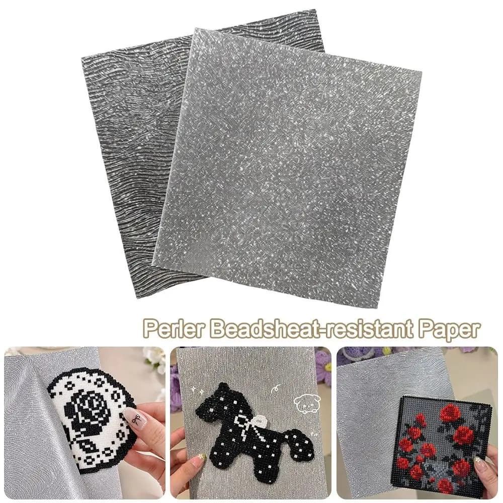 Nuove Perline Glitterate per Lavoretti Fai-da-Te, Accessori per Giocattoli, Carta Termoadesiva per Perline Fotografiche