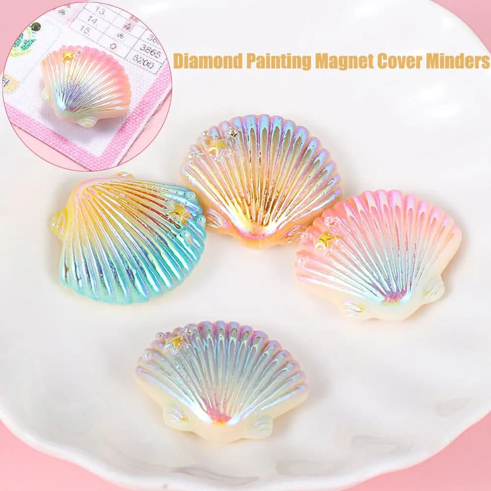 Custodia per copertura per pittura con diamanti multifunzione con guscio glitterato Copertura magnetica Minders Strumenti per pittura con diamanti Punto croce