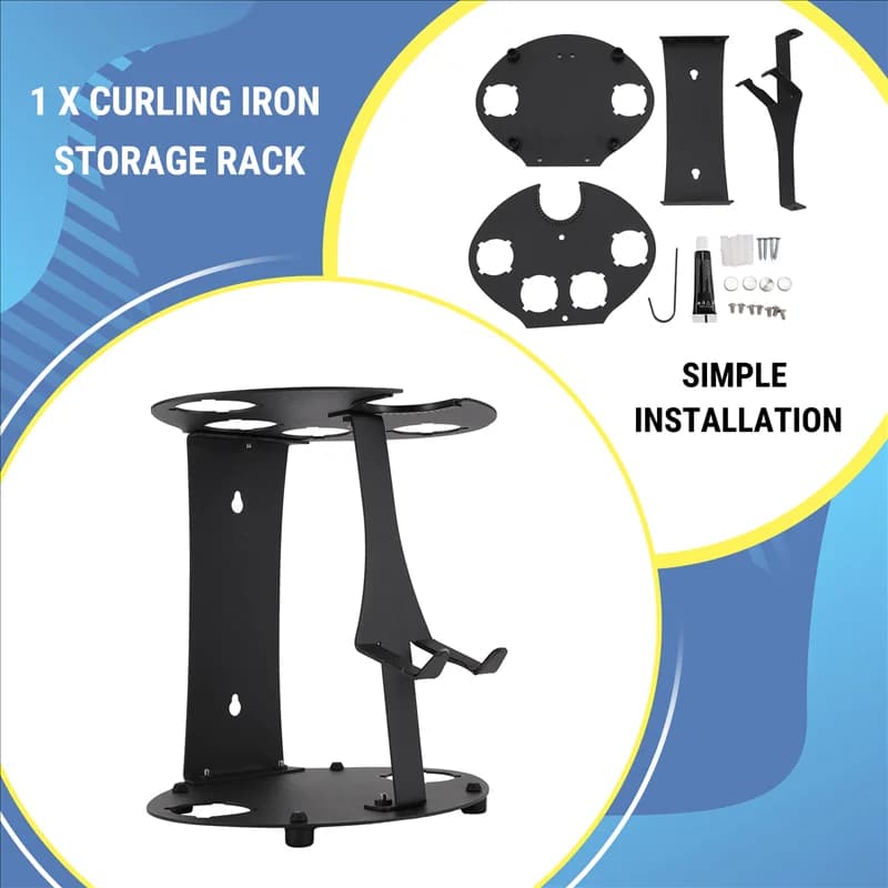 BAAG-Suitable for Dyson Airwrap Iron curlers Tableware and tool holders for wall hairdressers