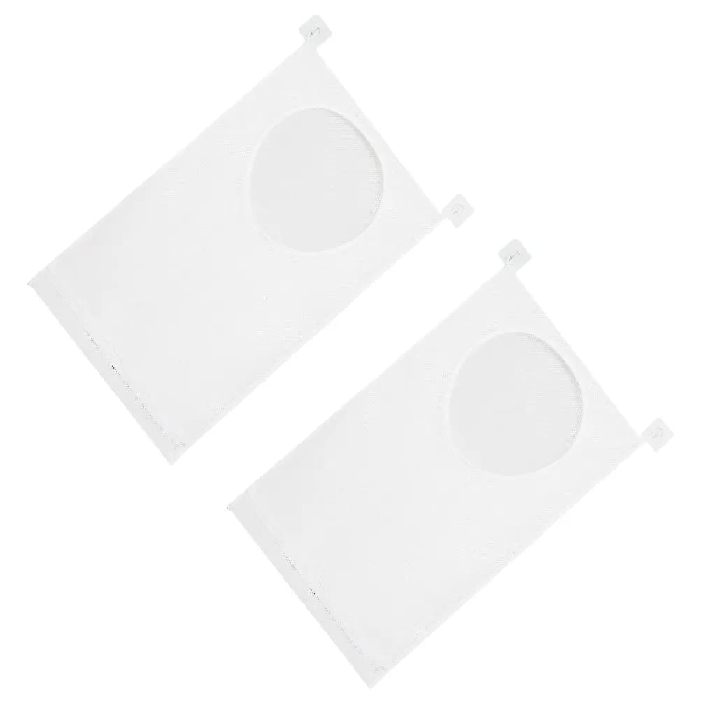 2 Pezzi Sacche Portabiancheria Sospese con Design a Rete, Contenitore per Lavanderia per Casa, Camera da Letto, Bagno, Soluzione di Stoccaggio
