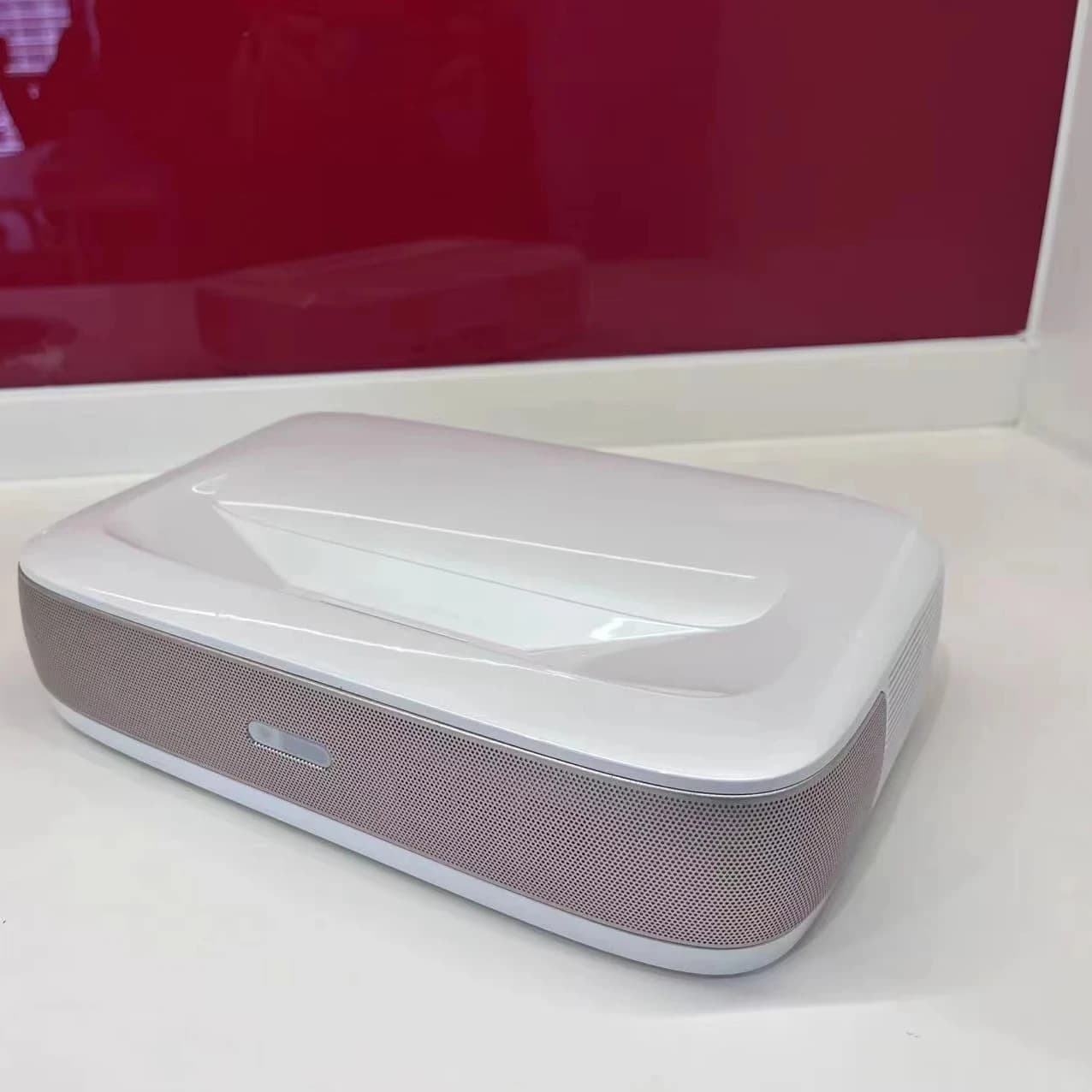 Proiettore Home Theatre Mini Smart X Ricaricabile, Cinema Portatile da Esterno HD WiFi, Proiettore Tascabile BT 3D DLP per Telefono Cellulare