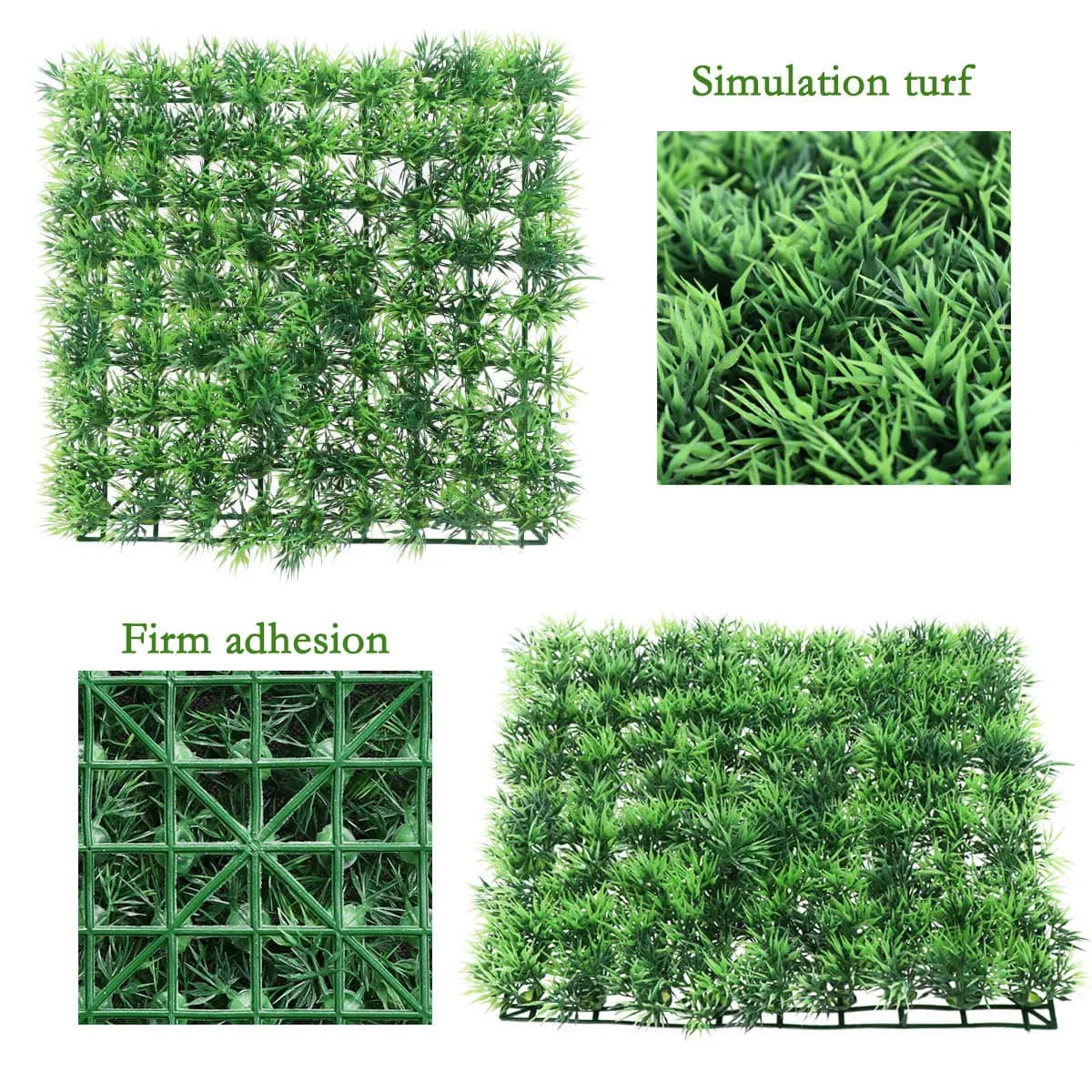 Fish Tank Square Artificial Grass Lawn Aquarium Decoration Simulation Plant Mat for Aquarium Fish Tank Grass Mat