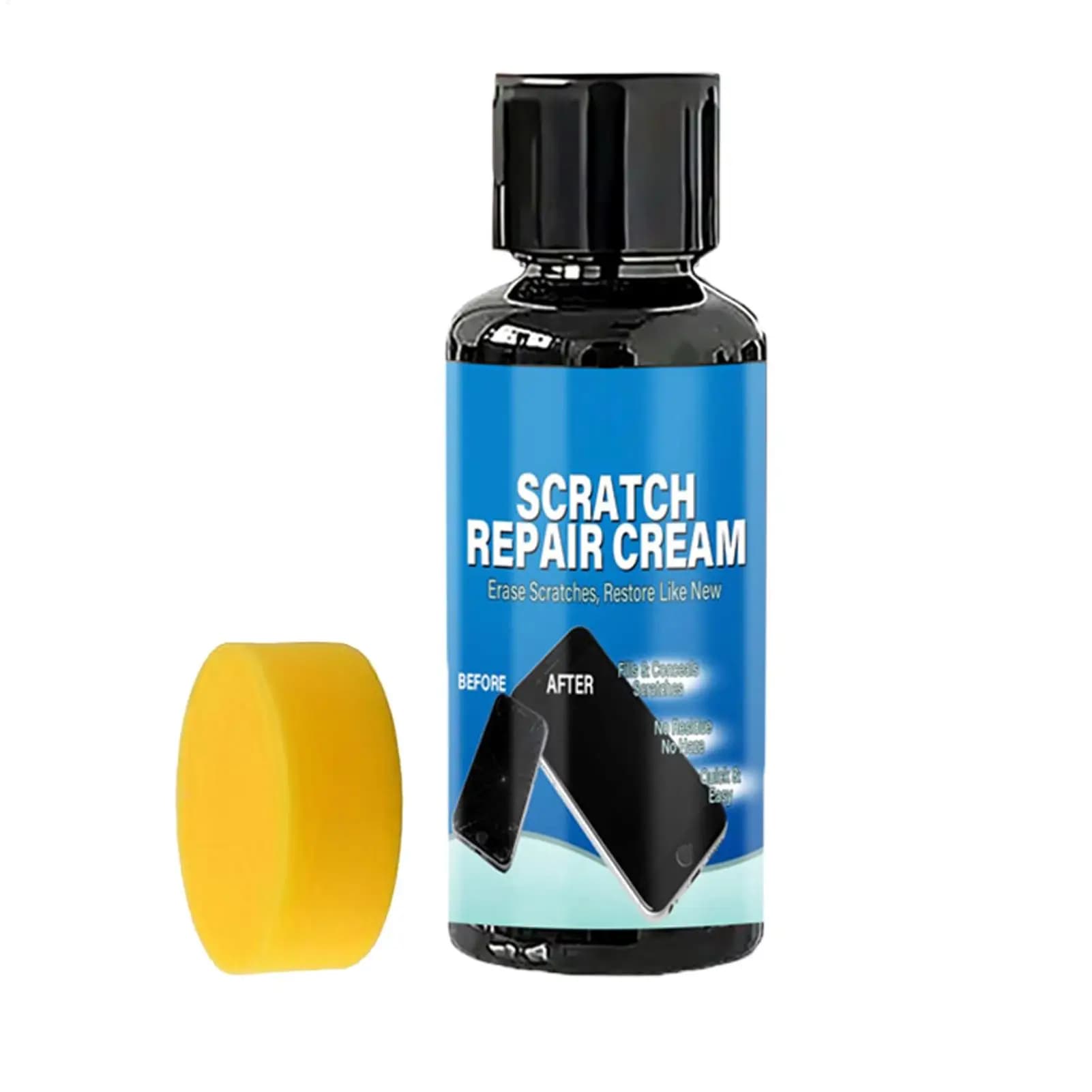 Kit Universale per la Rimozione di Graffi dallo Schermo, Facile da Applicare con Spugna per Riparazione di Telefoni, Tablet, Smartwatch, Vetri e Lenti in Resina