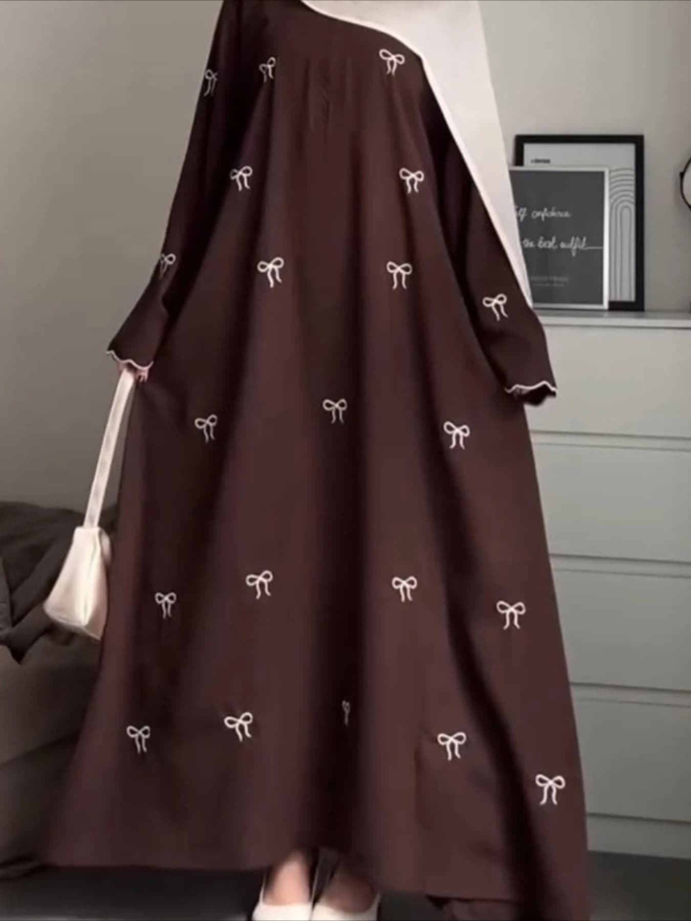 Eid Party Dress of Muslim Women Abaya Arco Embroidery Modesto Jalabiya Ramadan Abaya Long Dresses Largos Caftano Long Dress
